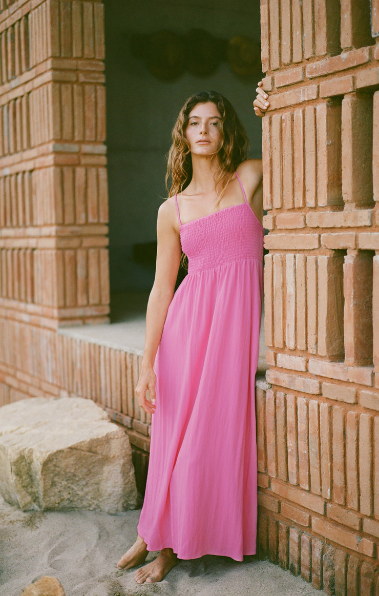 BEACHSIDE MIDI DRESS (HEARTBREAK PINK) - Z SUPPLY Posh Boutique KY BEACHSIDE MIDI DRESS (HEARTBREAK PINK) - Z SUPPLY Posh Boutique KY
