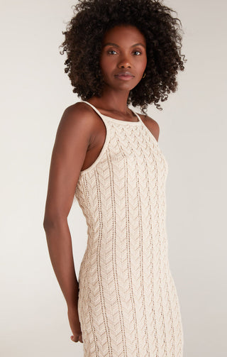 CAMILLE CROCHET MIDI DRESS -  Z SUPPLY