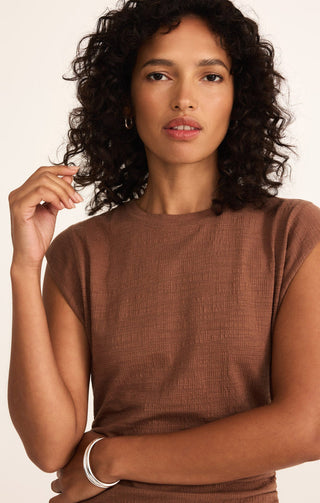 CAMINO MINI DRESS (TEAKWOOD) - Z SUPPLY