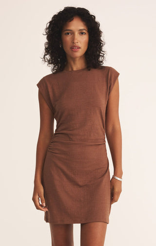 CAMINO MINI DRESS (TEAKWOOD) - Z SUPPLY