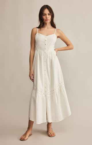 (MEDIUM) CITADELLE EMBROIDERED LINEN MAXI DRESS - Z SUPPLY