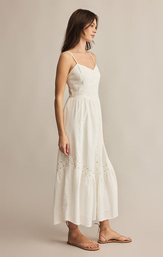 (MEDIUM) CITADELLE EMBROIDERED LINEN MAXI DRESS - Z SUPPLY