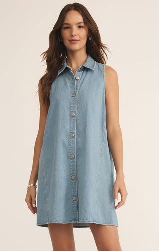 NEW LIGHT DENIM MINI DRESS - Z SUPPLY