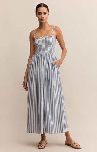NADINE STRIPED MIDI DRESS - Z SUPPLY