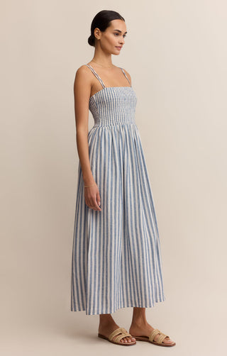 NADINE STRIPED MIDI DRESS - Z SUPPLY