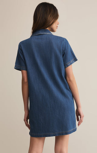 KELLIE DENIM MINI DRESS - Z SUPPLY