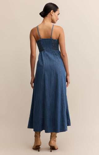 ANGEL EYES DENIM MIDI DRESS - Z SUPPLY