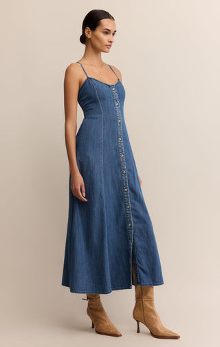 ANGEL EYES DENIM MIDI DRESS - Z SUPPLY