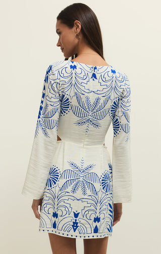 TAHINA AIRY PALM MINI DRESS - Z SUPPLY