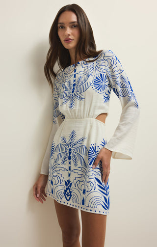 TAHINA AIRY PALM MINI DRESS - Z SUPPLY