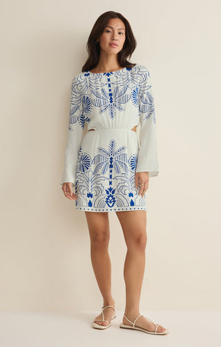 TAHINA AIRY PALM MINI DRESS - Z SUPPLY