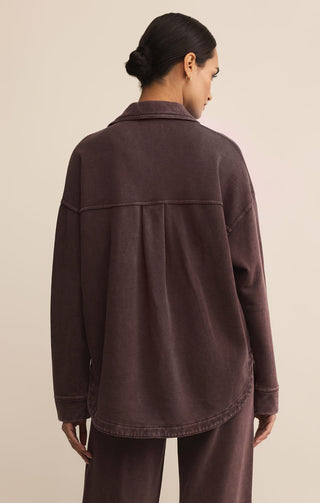 ALL DAY KNIT JACKET (CHOCOLATE CHERRY) - Z SUPPLY