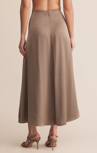 NORTHPOINTE SATIN MIDI SKIRT (MOONLIGHT) - Z SUPPLY
