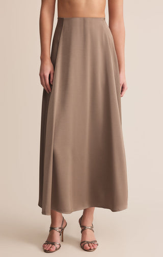 NORTHPOINTE SATIN MIDI SKIRT (MOONLIGHT) - Z SUPPLY