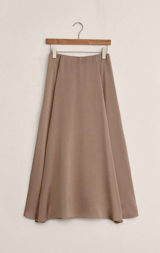 NORTHPOINTE SATIN MIDI SKIRT (MOONLIGHT) - Z SUPPLY