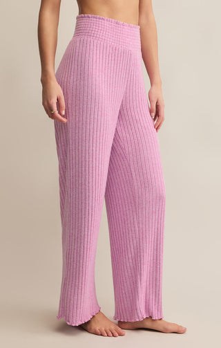 DAWN SMOCKED RIB PANT (VIOLET GEM) - Z SUPPLY