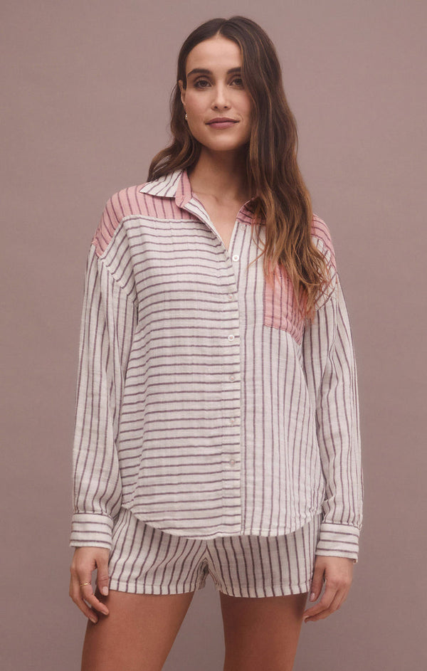 ALL MIXED UP STRIPE SHIRT - Z SUPPLY