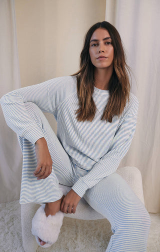 STAYING IN STRIPE LONG SLEEVE TOP (Blue Jay) - Z SUPPLY