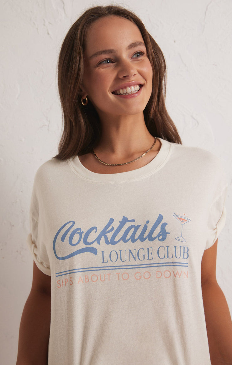 COCKTAILS LOUNGE TEE - Z SUPPLY