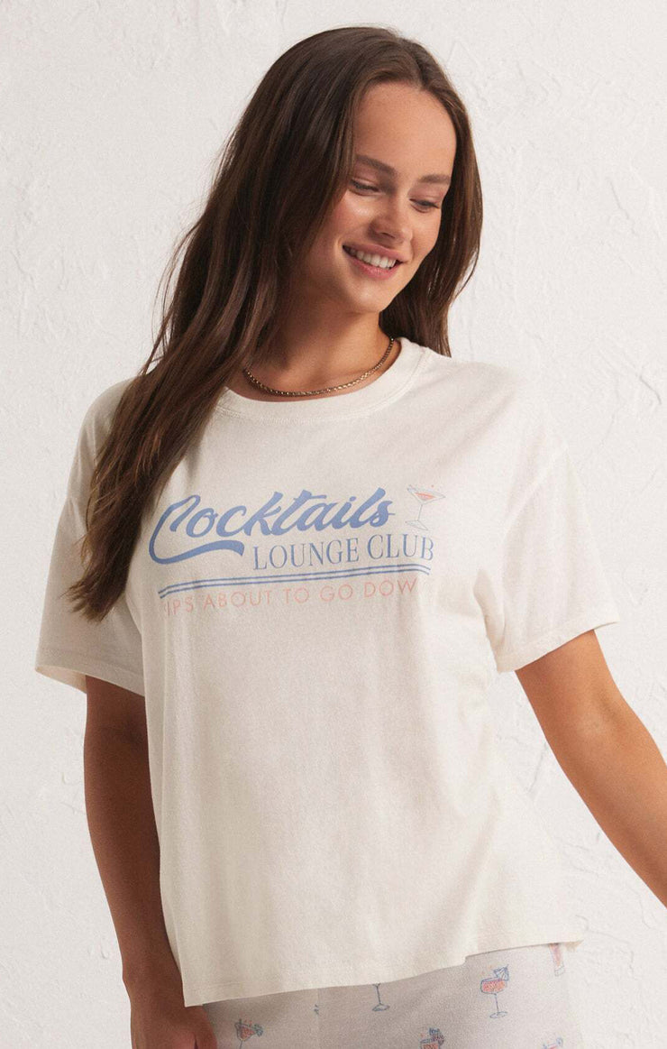 COCKTAILS LOUNGE TEE - Z SUPPLY