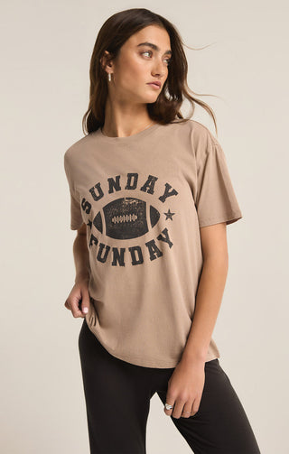 SUNDAY FUNDAY BOYFRIEND TEE - Z SUPPLY