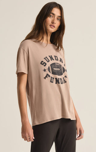 SUNDAY FUNDAY BOYFRIEND TEE - Z SUPPLY