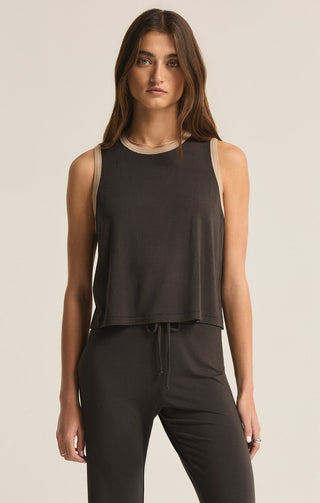 WARMER DAYS RINGER CROPPED TANK - Z SUPPLY