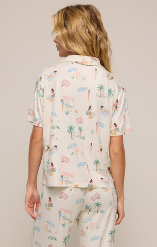 BEACH DAYS PAJAMA TOP - Z SUPPLY