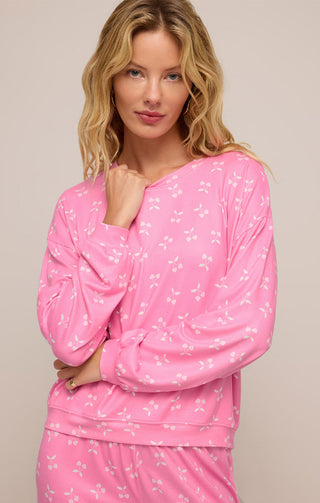 CHERRY LONG SLEEVE TOP (PINK BISOU) - Z SUPPLY