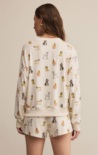 ELLE PUP LONG SLEEVE TOP - Z SUPPLY