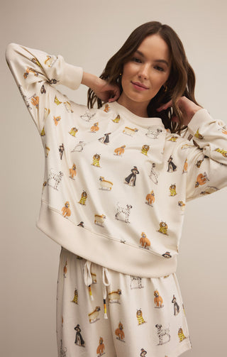 ELLE PUP LONG SLEEVE TOP - Z SUPPLY