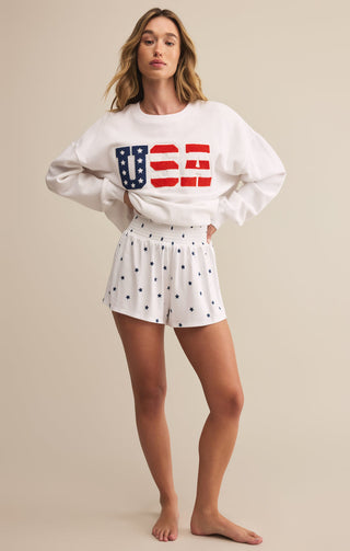 OVERSIZED USA SWEATSHIRT - Z SUPPLY