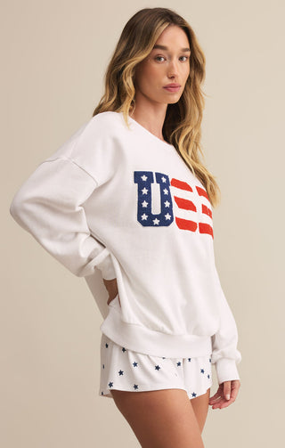 OVERSIZED USA SWEATSHIRT - Z SUPPLY