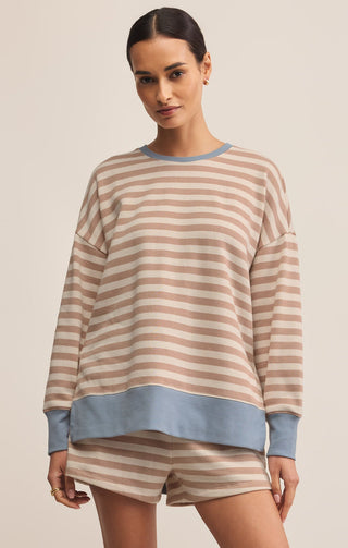 LAYER UP STRIPE SWEATSHIRT - Z SUPPLY