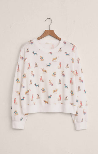 COZY UP PUP LONG SLEEVE TOP - Z SUPPLY