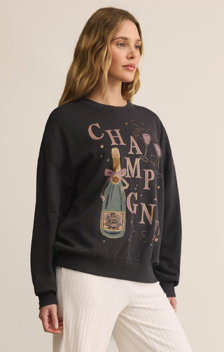 CELEBRATE CHAMPAGNE SWEATSHIRT - Z SUPPLY