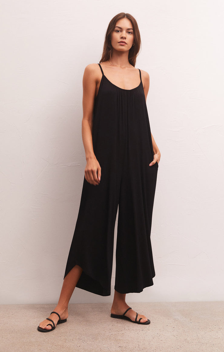 The Flared Jumpsuit (Black) - Z SUPPLY