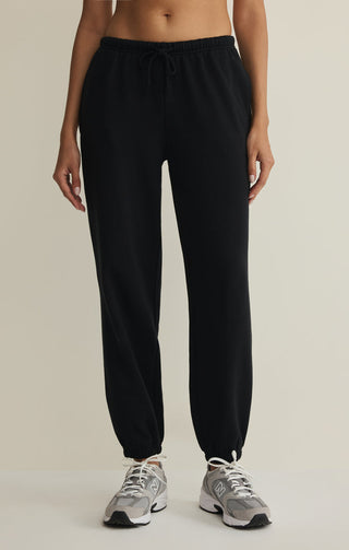 DOWNTOWN FLEECE JOGGER (BLACK) - Z SUPPLY