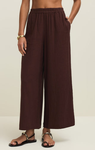 SCOUT LINEN PANT (CHOCOLATE CHERRY) - Z SUPPLY