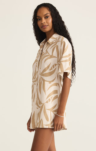 MARCEL TROPICAL PALM ROMPER - Z SUPPLY