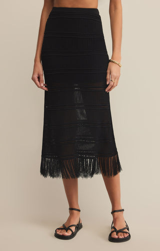 (MEDIUM + LARGE) FLYNN CROCHET MIDI SKIRT - Z SUPPLY