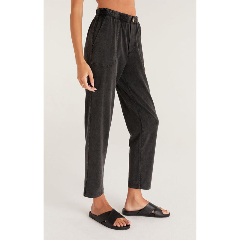 Z Supply Kendall Jersey Pant in (Black) - Z SUPPLY
