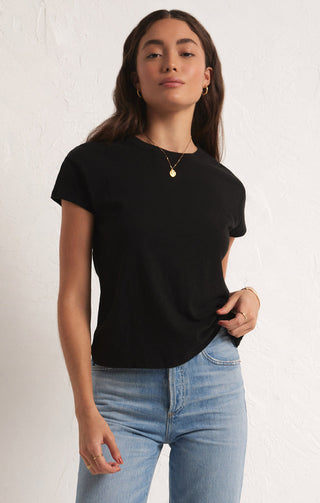 MODERN SLUB TEE (BLACK) - Z SUPPLY