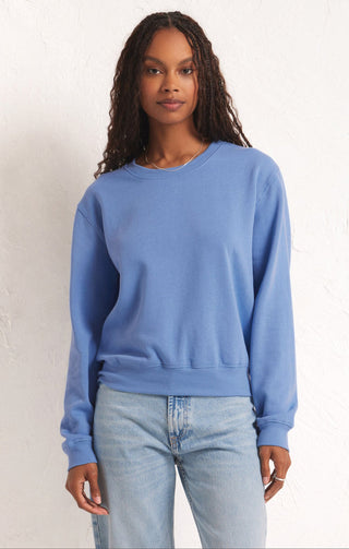 CLASSIC CREW FLEECE SWEATSHIRT (Blue Isle) - Z SUPPLY