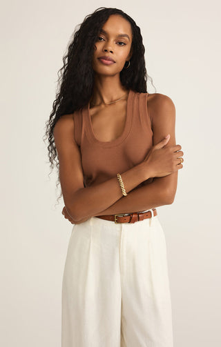 SIRENA RIB TANK (TEAKWOOD) - Z SUPPLY
