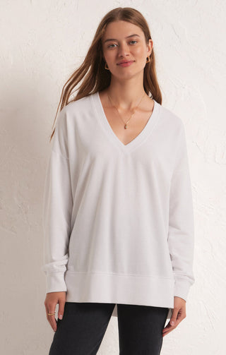 MODERN V-NECK WEEKENDER (WHITE) - Z SUPPLY