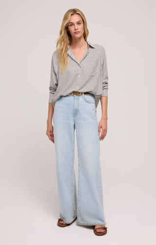 PERFECT LINEN TOP (SEASALT) - Z SUPPLY