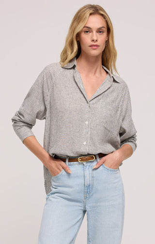 PERFECT LINEN TOP (SEASALT) - Z SUPPLY