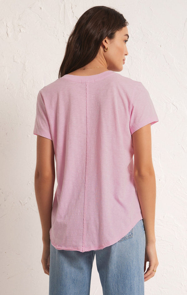 ASHER V-NECK TEE (HIBISCUS) - Z SUPPLY
