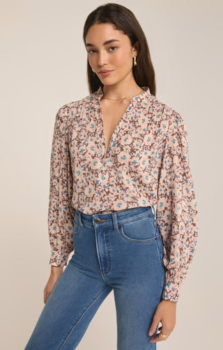 ESME LA PAZ FLORAL BLOUSE - Z SUPPLY